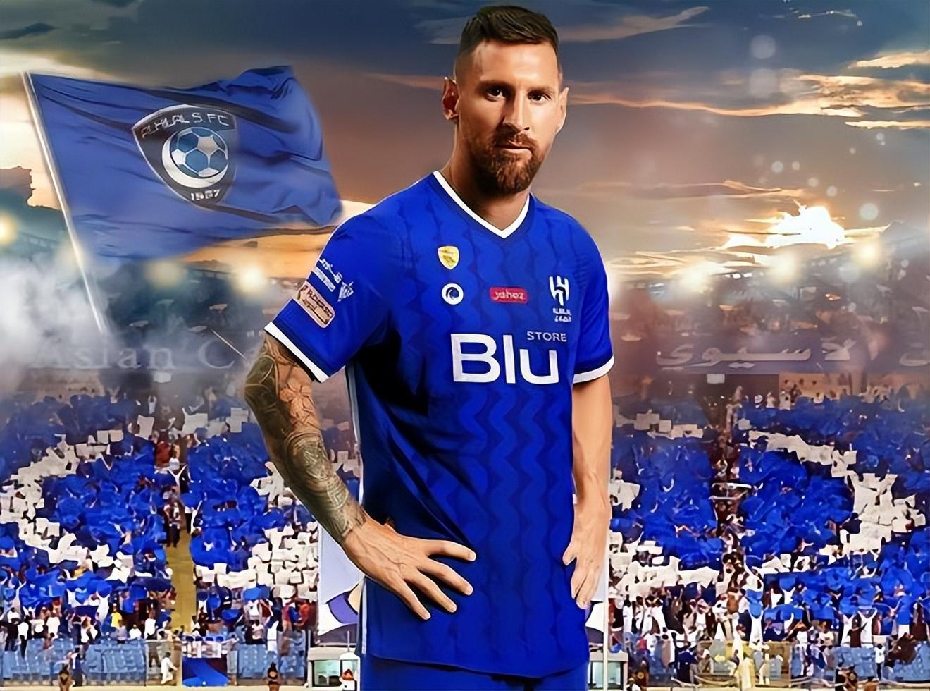 梅西率迈阿密国际夺首冠,梅西签约迈阿密跟沙特对比