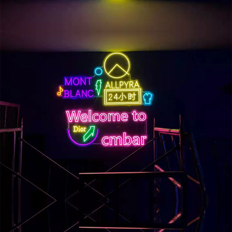 厦门霓虹灯发光字制作方法,什么字体适合霓虹灯发光字