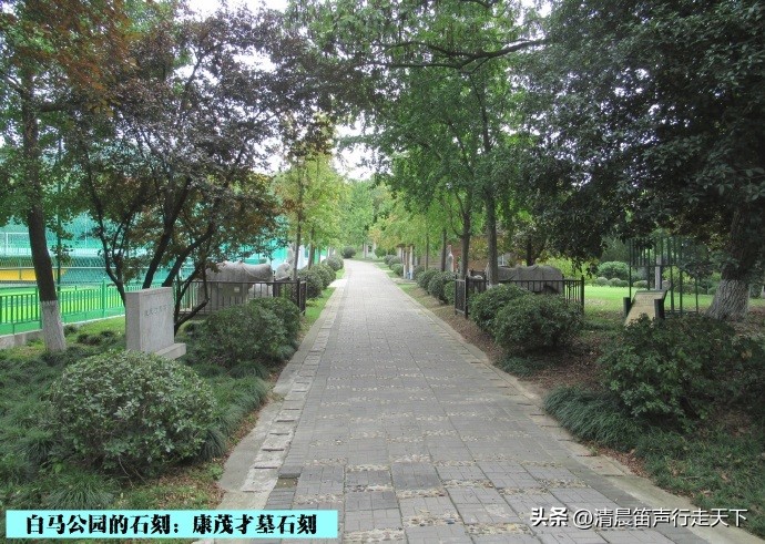 白马公园白马石刻朝代,公园石刻精品欣赏