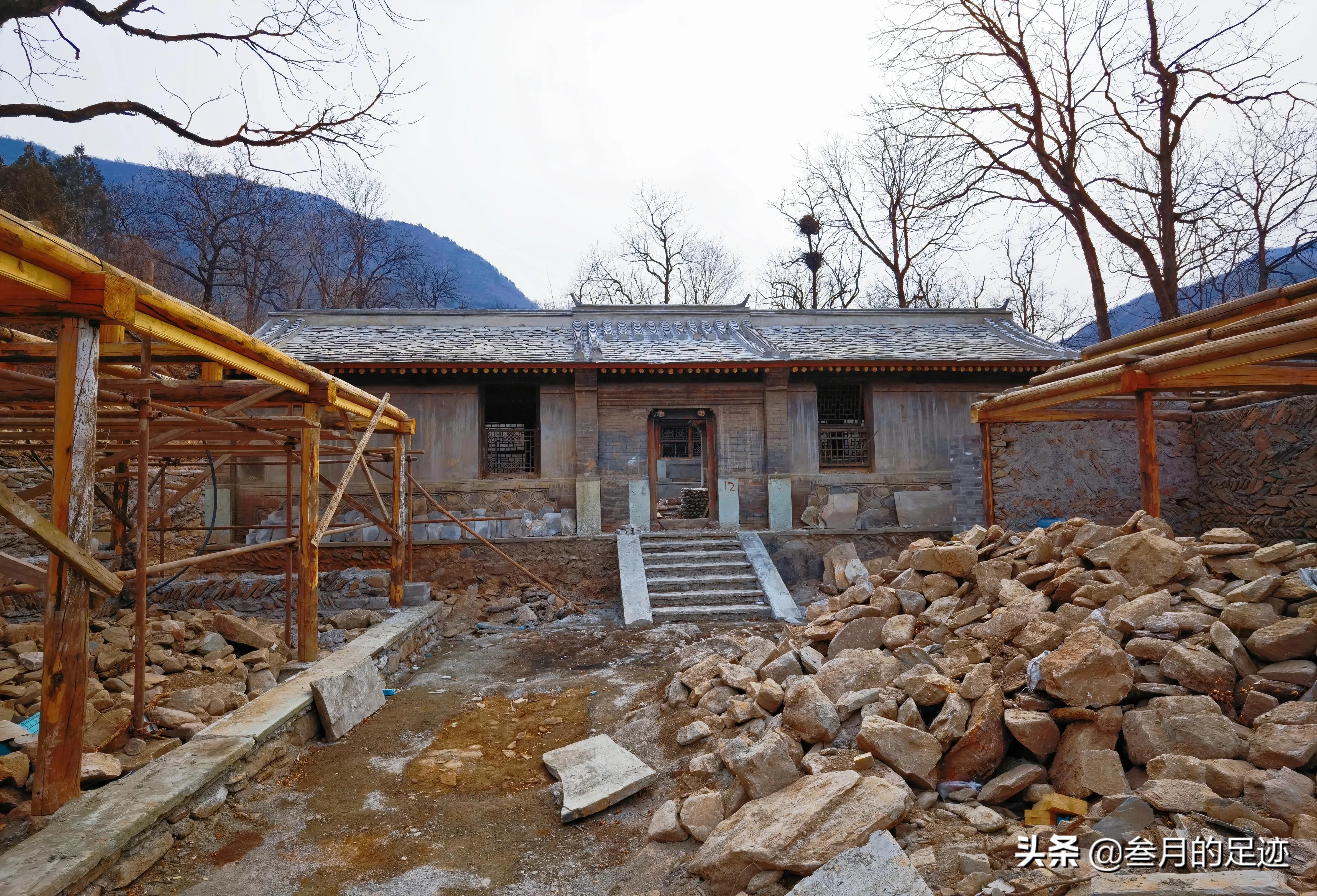北京房山大山深处的古村落,房山区废弃古村