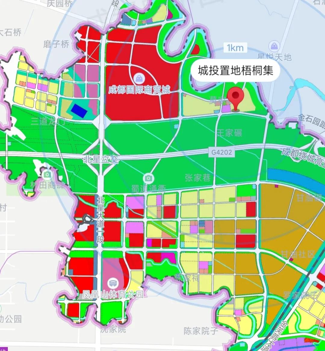 成都金牛区北部新城详细地图,成都金牛区北部新城发展前景