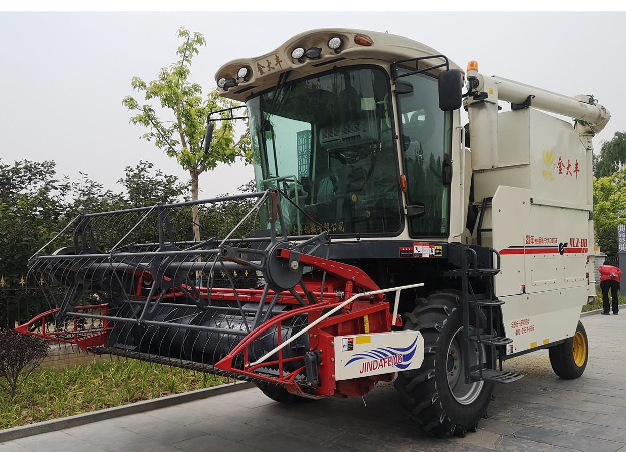 金大丰小麦收割机纵轴流最新款,金大丰玉米收割机大比拼