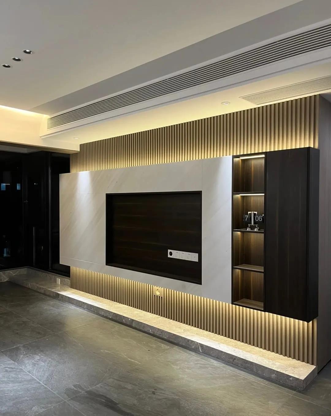 中式电视背景墙图,30款电视背景墙