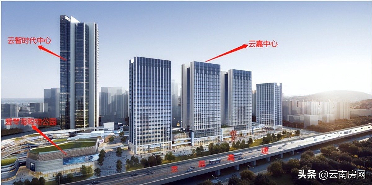 西北新城商业,西北新城核心区域