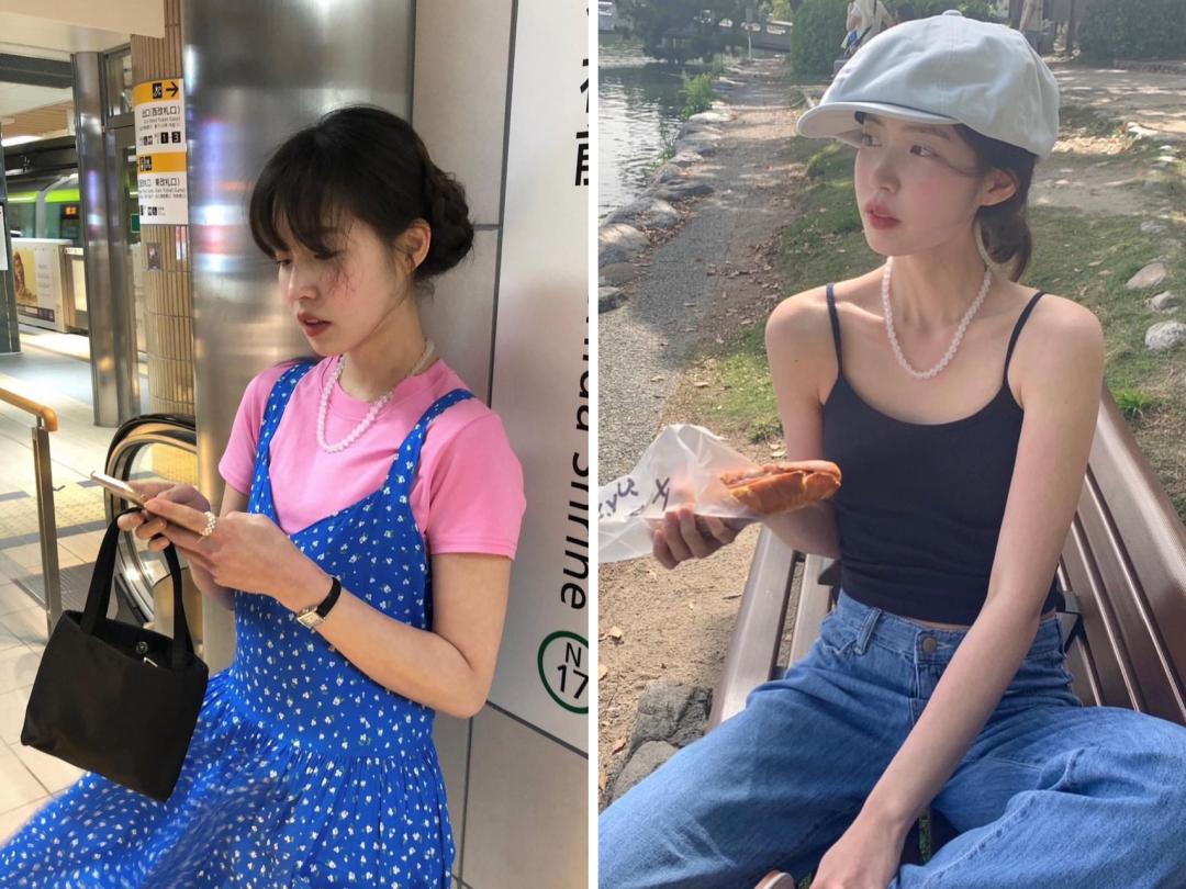 韩国配饰搭配,夏天饰品搭配韩国