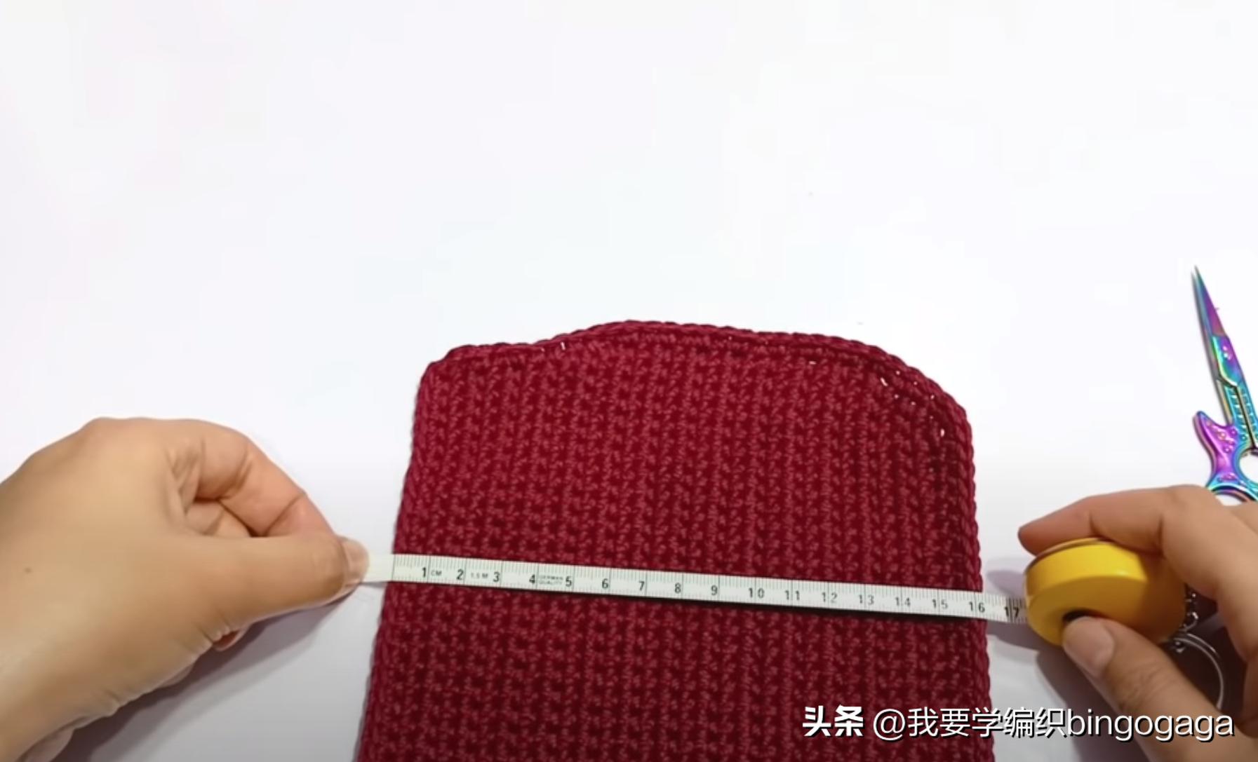 钩手提小包教程,毛线钩夏季小包包单肩斜挎