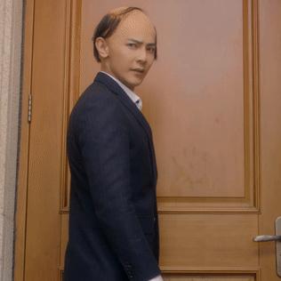 黄子韬真的把头发剃秃了吗,黄子韬变番薯头