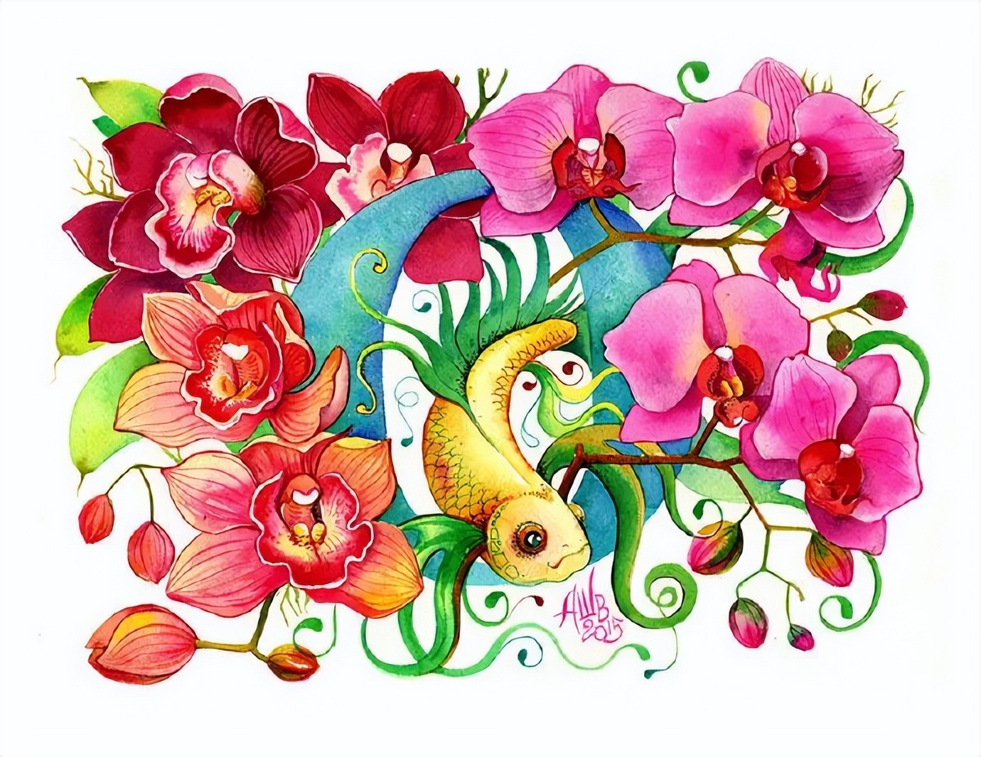 用色大胆的水彩作品,大神级水彩作品看完肯定不后悔