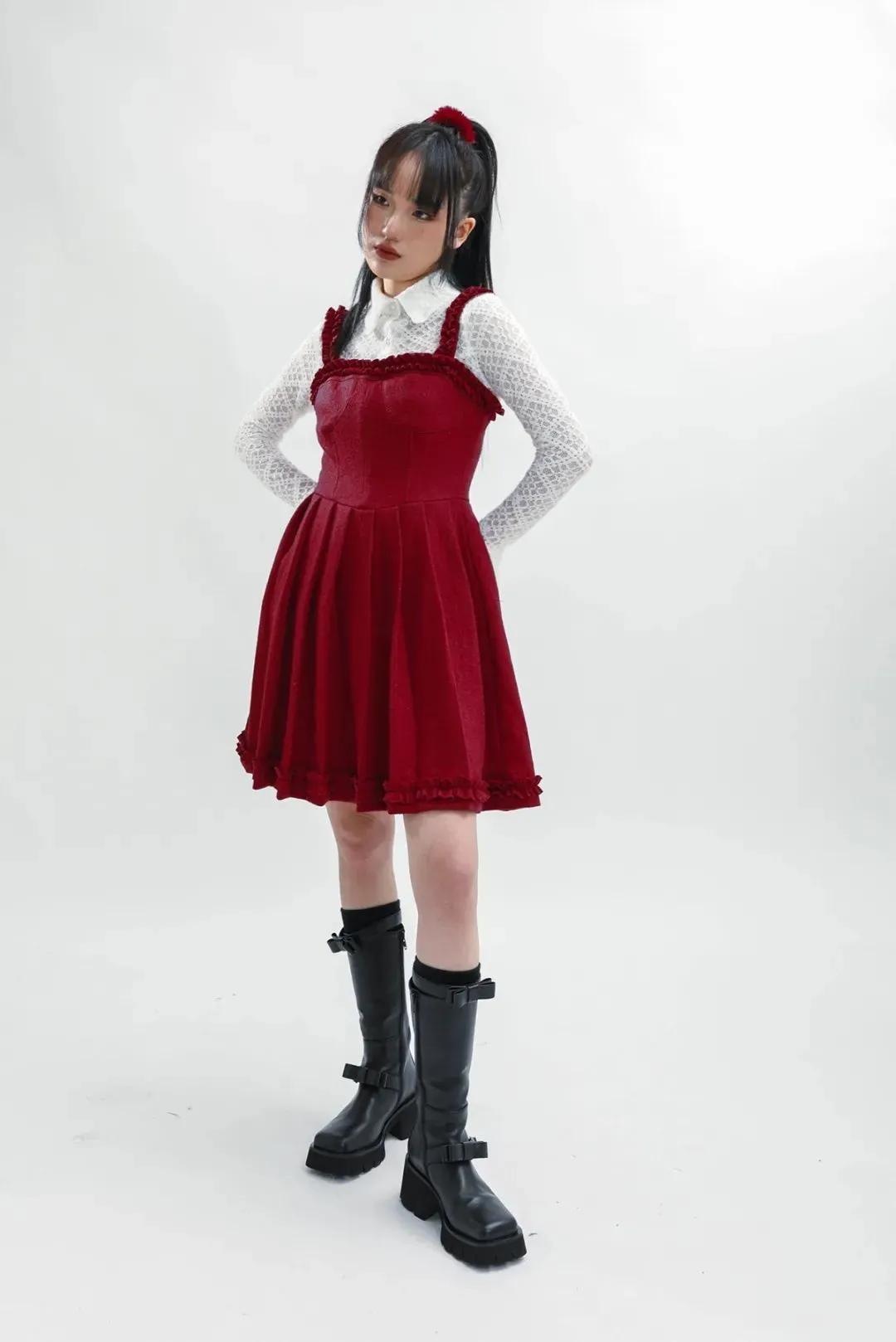 新年当然是穿红色最应景！不过节也想穿