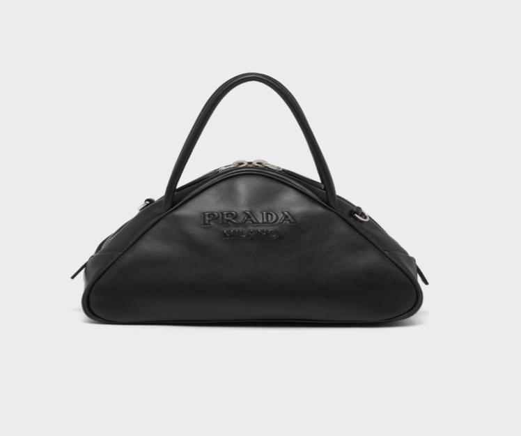 prada腰带椭圆形,prada俏皮蝴蝶结包