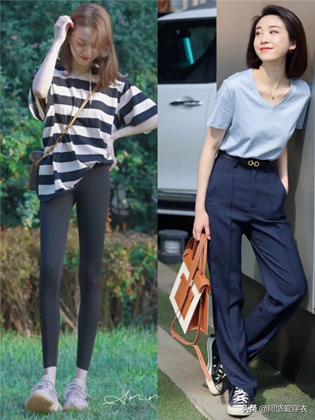 鲨鱼裤和阔腿裤哪个好看,鲨鱼裤和阔腿裤哪个更好搭