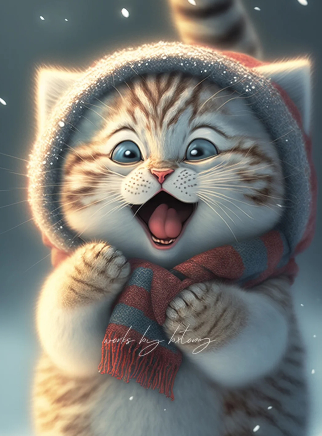 治愈橘猫壁纸图片,胖猫壁纸