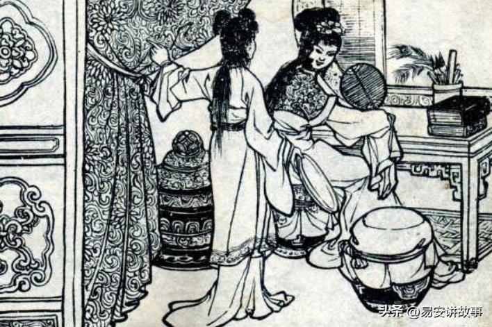 中国民间故事书生插图,民间故事书生画美人