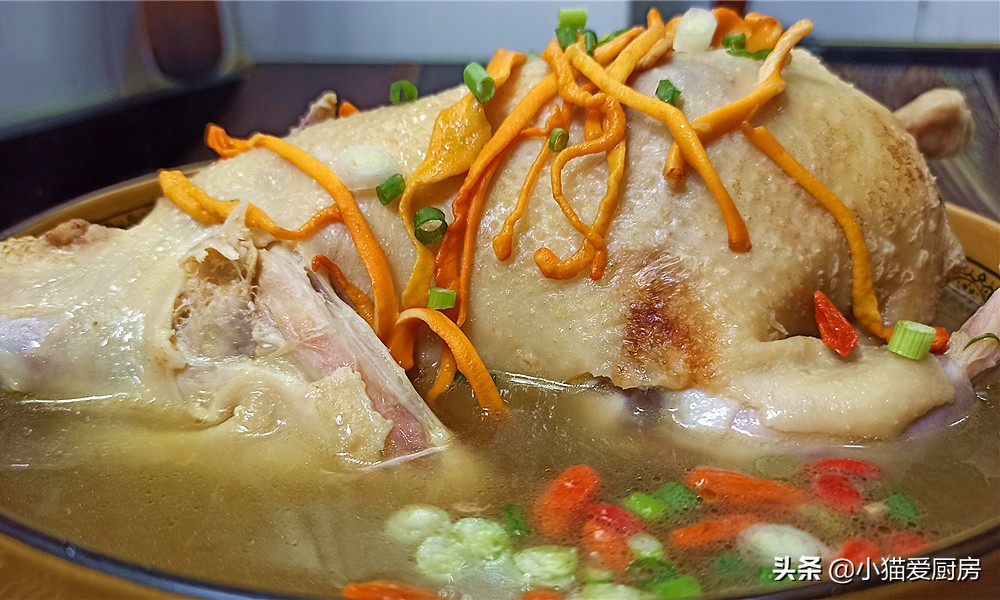 虫草花炖鸡汤正宗做法,虫草花炖鸡汤怎样炖才能好吃