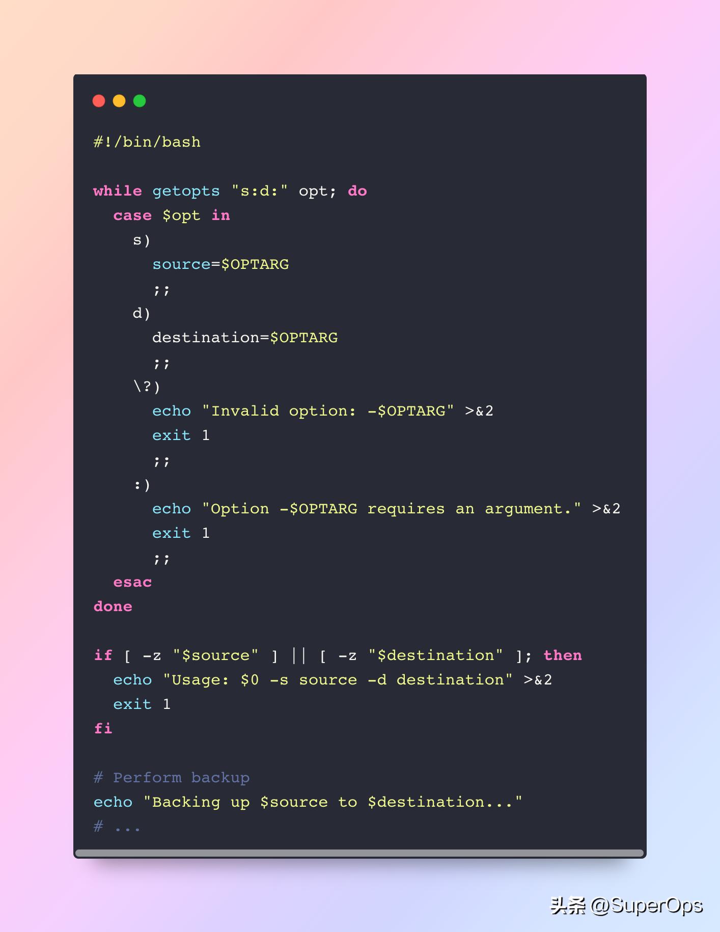 shell命令参数过长,shell命令参数包含减号
