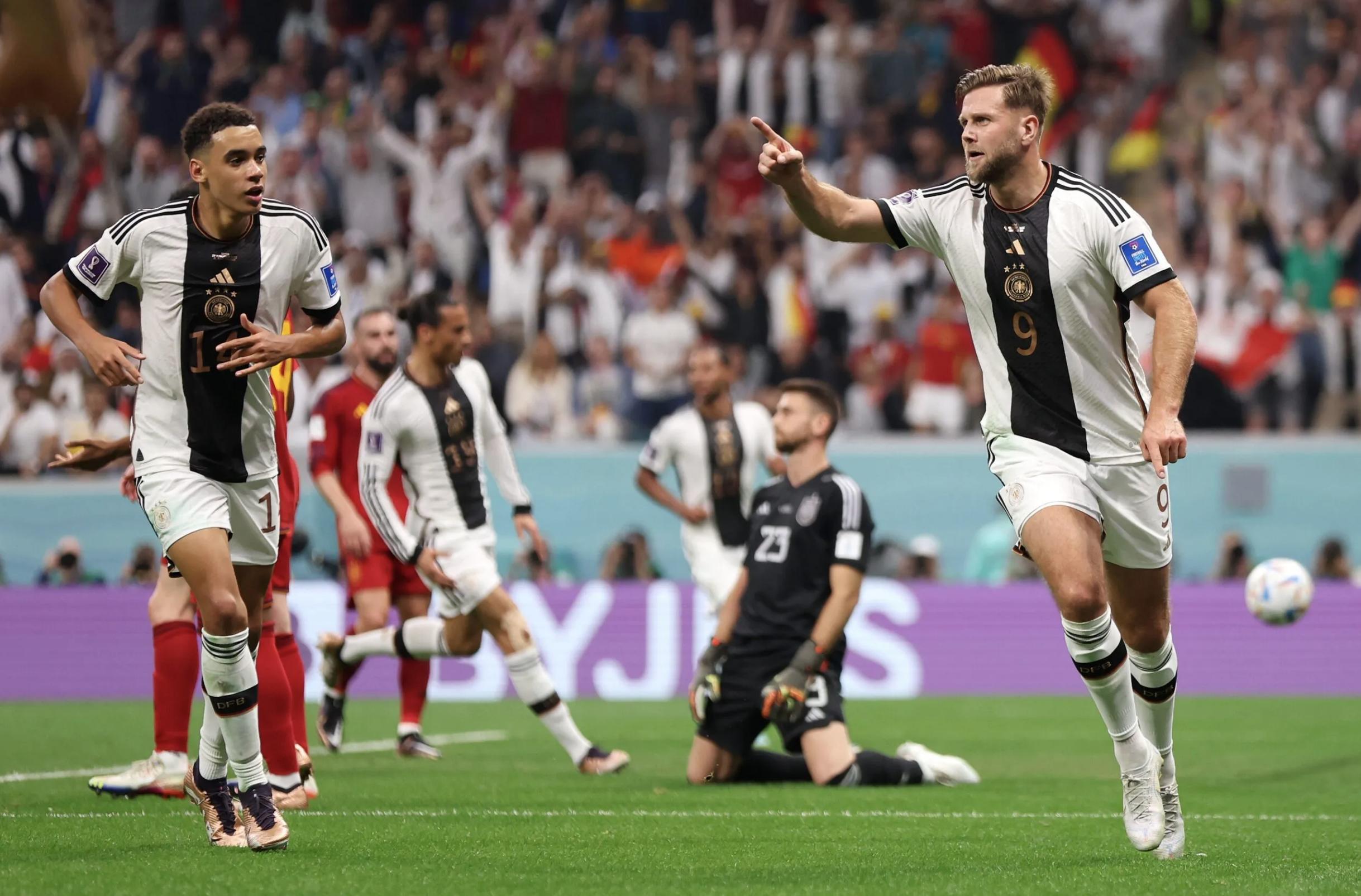 德国1-1绝平西班牙集锦,德国1:1西班牙比赛过程