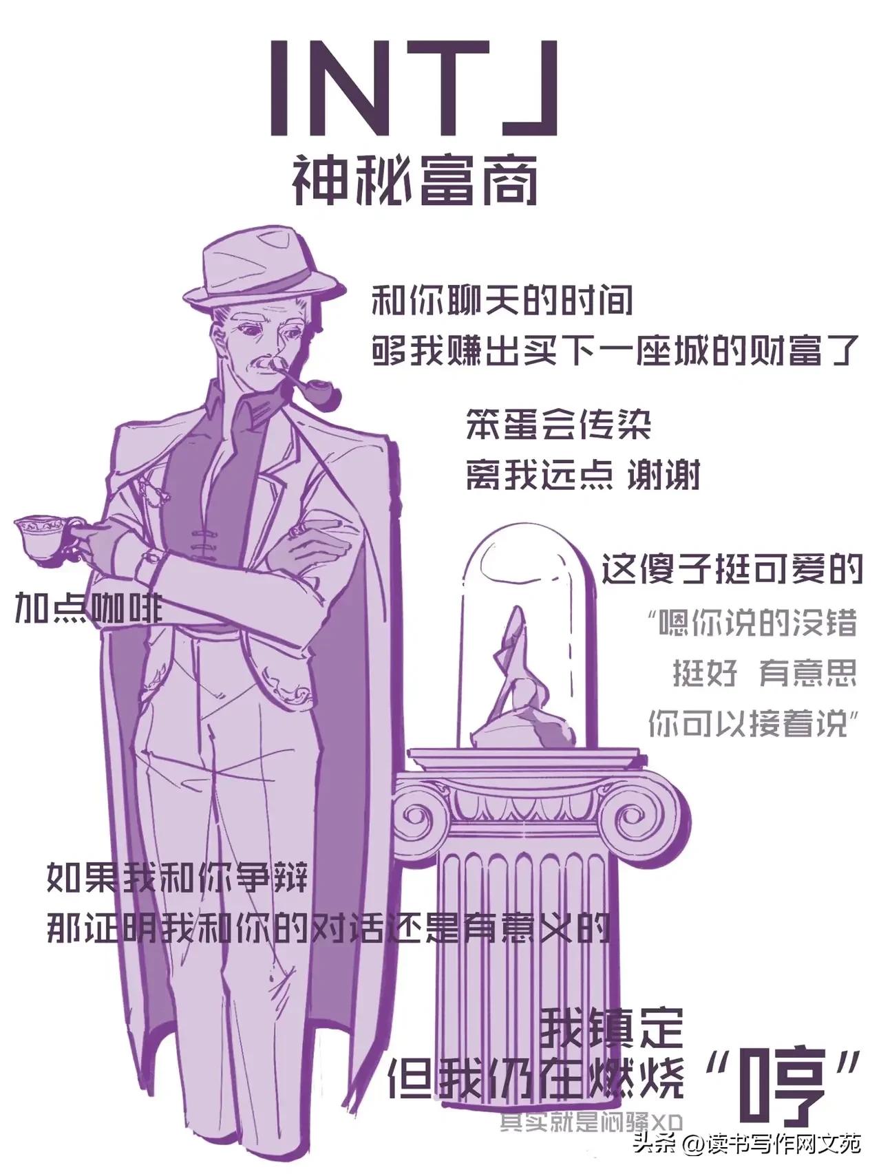 全文最全的MBTI测试解说，如何运用于网文小说的人物塑造【人设】