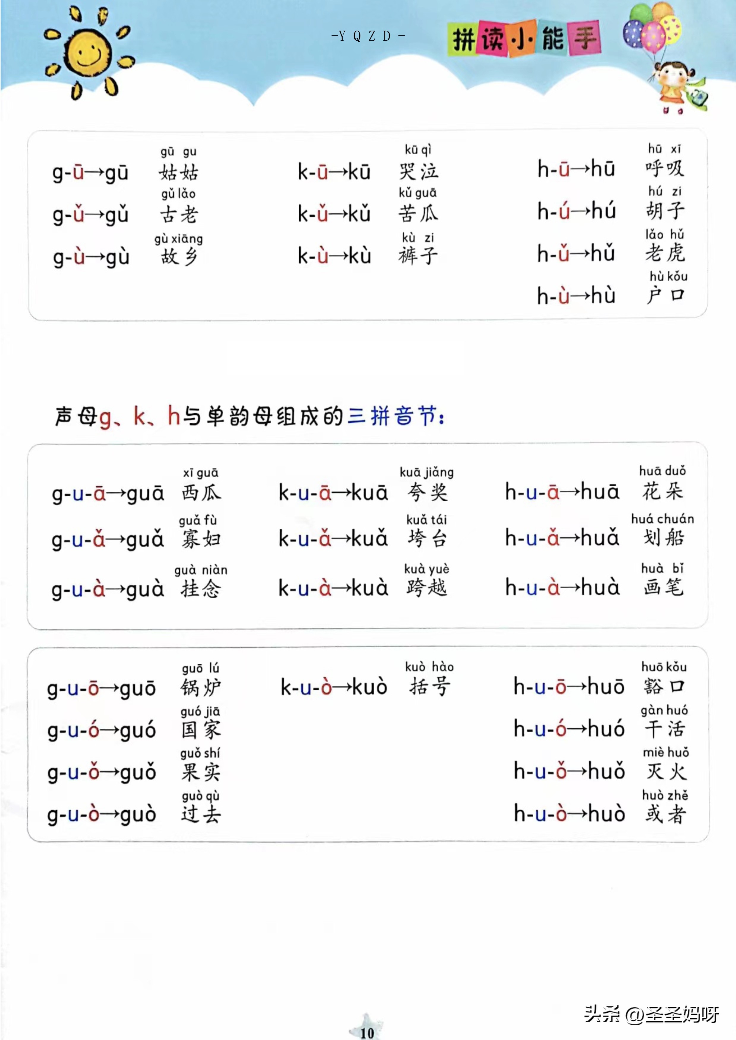 一年级aoouiu拼音拼读教学,如何教一年级快速的学拼音拼读