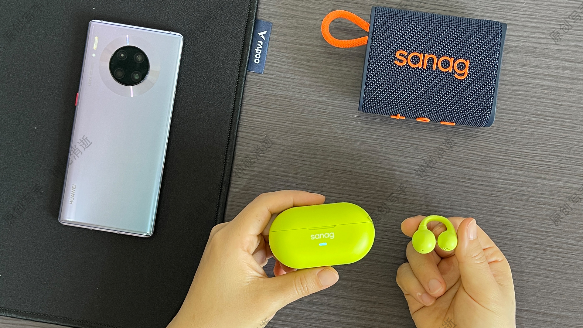 灵动环设计，全景音效随身相伴-sanag塞那Z36S耳夹式耳机体验分享