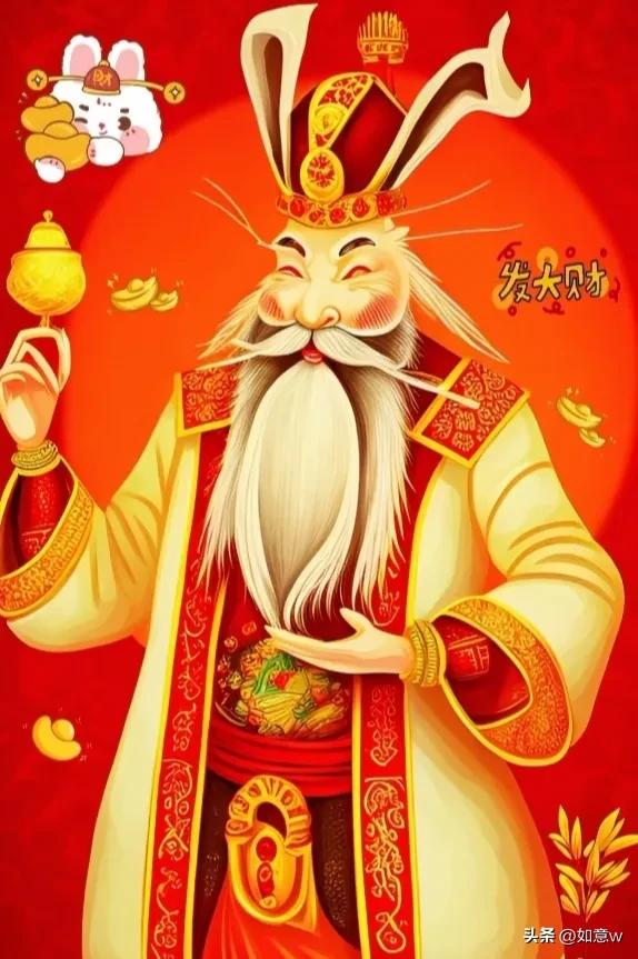 2024暴富财神爷壁纸,财神爷壁纸2023年取图