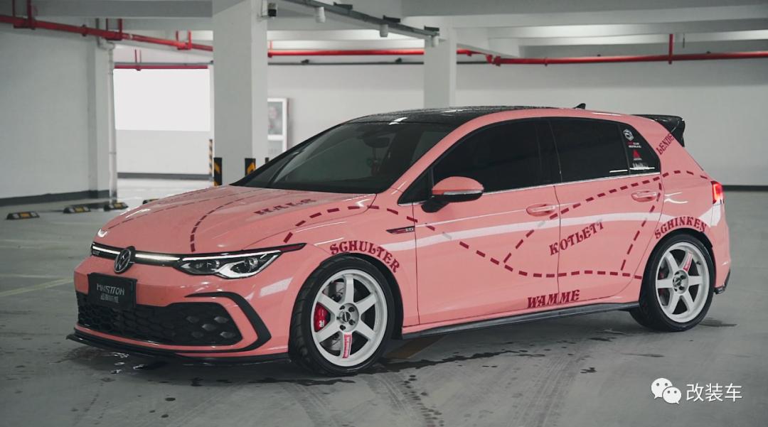 高尔夫gti8代走街,大众高尔夫第七代gti爆改