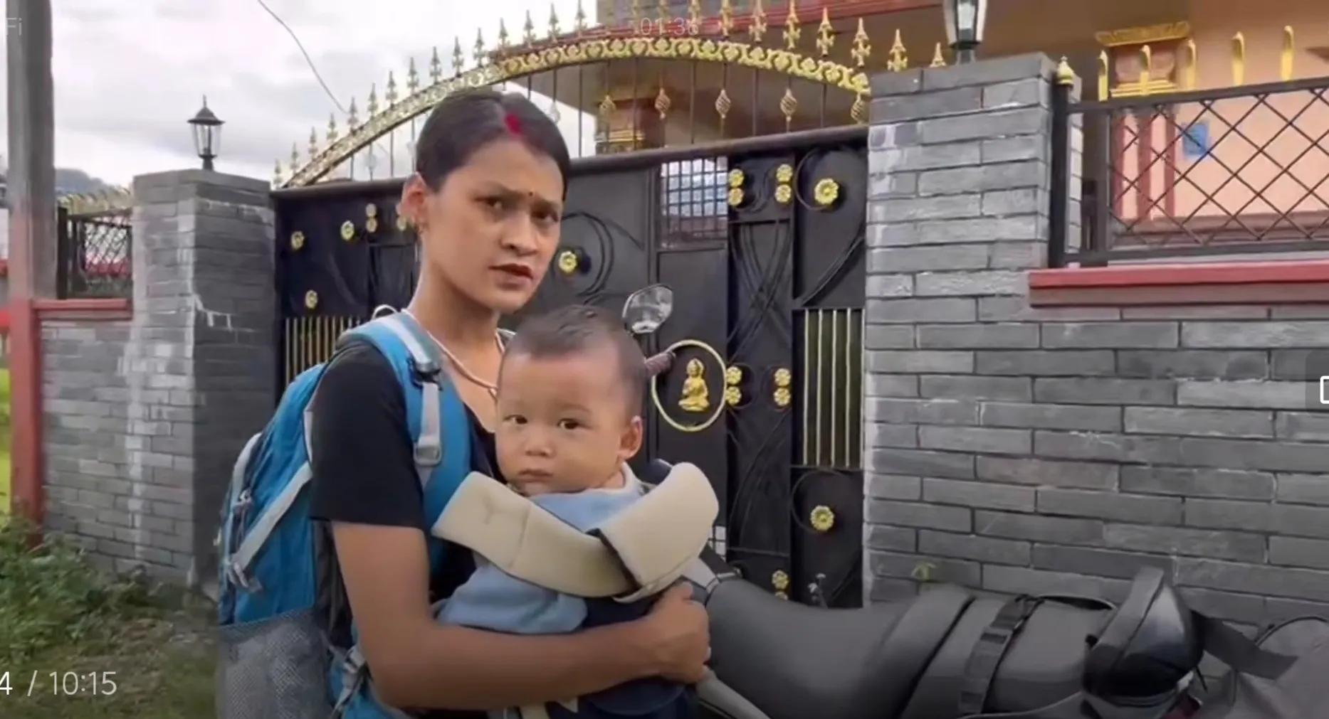 尼泊尔老高一杆大旗飘扬,山里温馨题材多,上海女婿过上精致生活