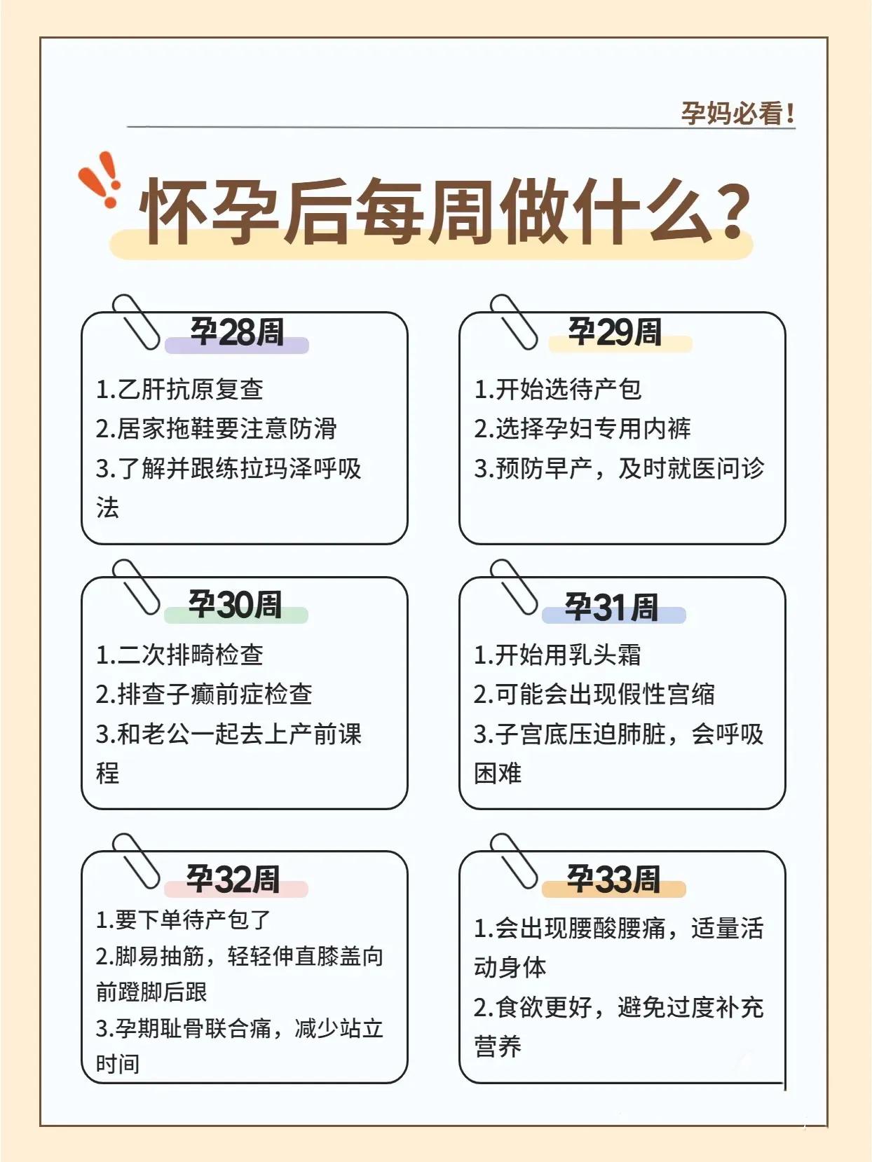 怀孕后每个月要做什么,怀孕后三个月注意事项及禁忌