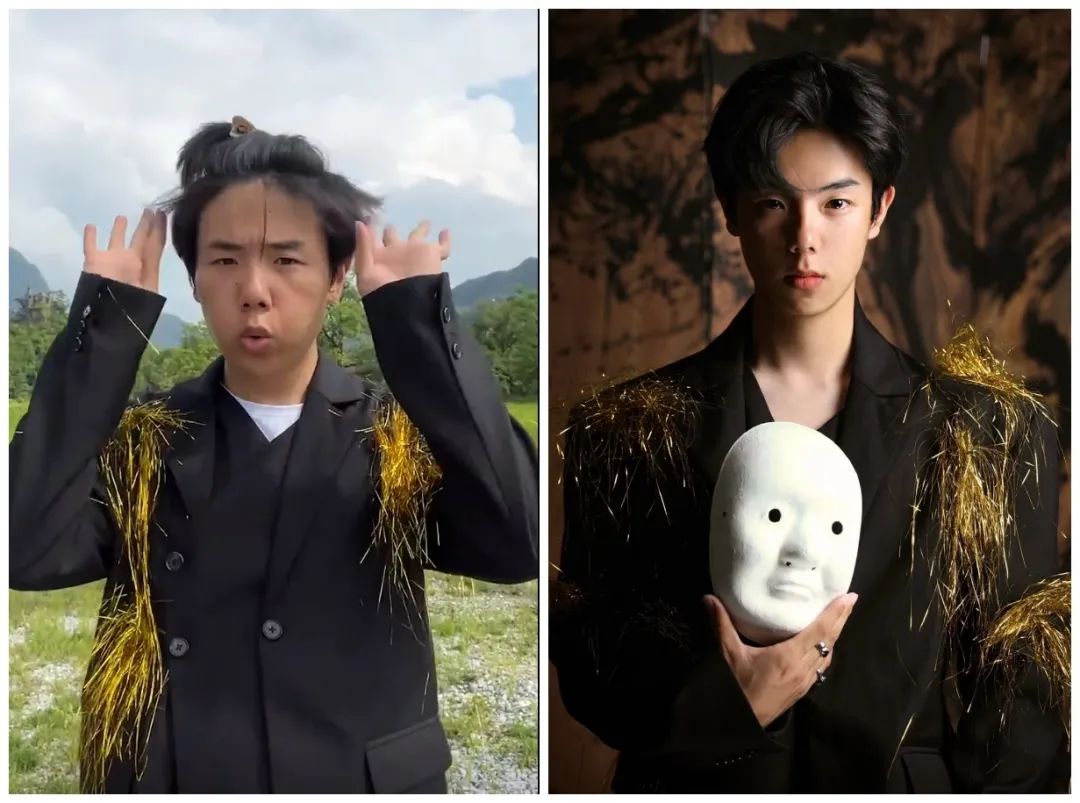 女生的p图技术有多强大,再一次感叹网红的p图技术