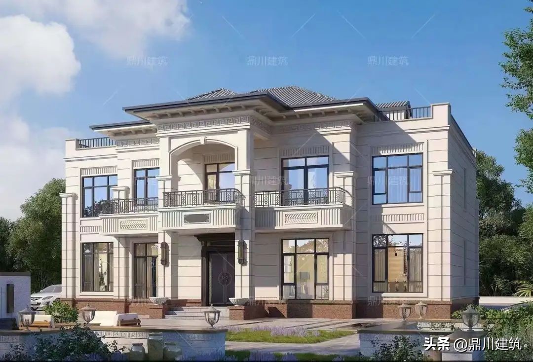 8套气质型新中式别墅,小户型现代风别墅实景房