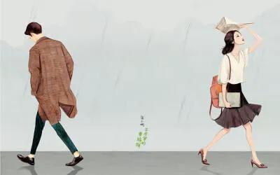 男人向左走还是向右走,男人向前走女人原地不动