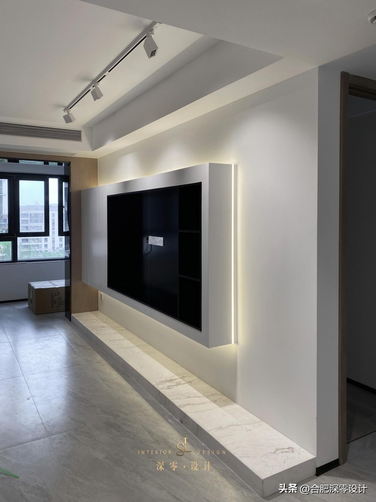 电视墙不重视收纳，反倒改做造型，图好看不“实用”，更上档次了