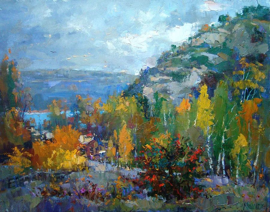 现代俄罗斯风景油画经典作品欣赏,米沙金油画作品