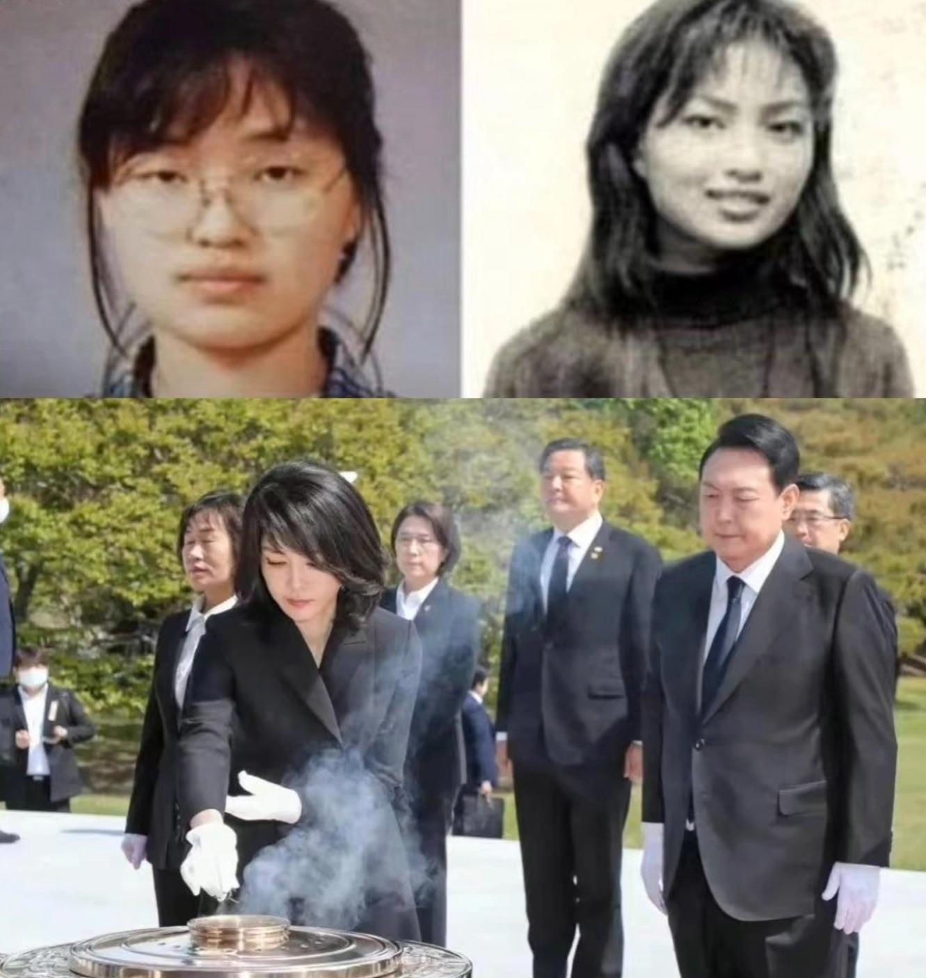 韩国第一夫人金建希与拜登,拜登访韩金建希完整版