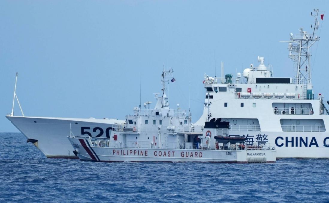 中方回应菲船只闯仁爱礁海域图文,解读中国海警仁爱礁拦截菲船