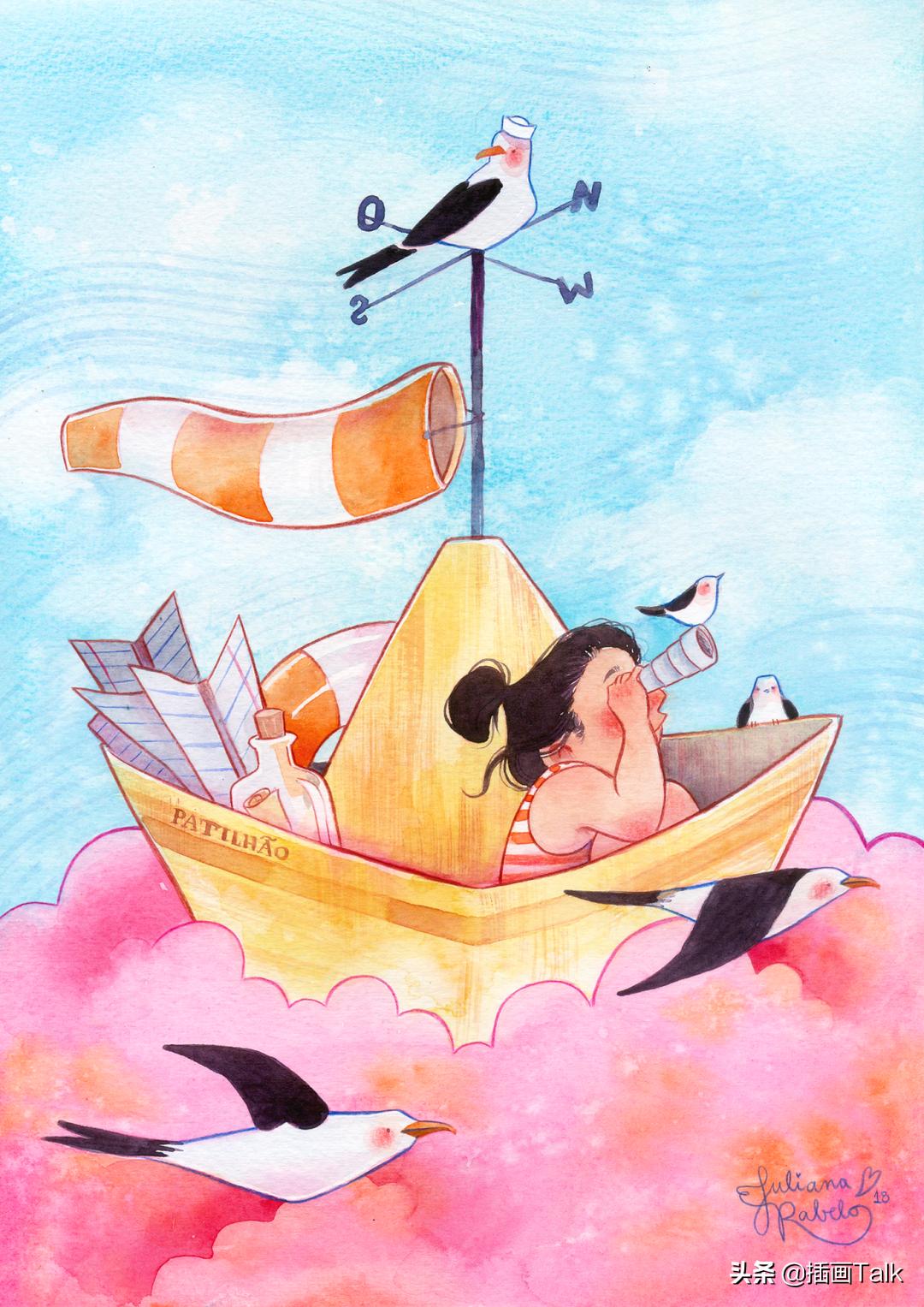 巴西插画师jaza动物插画系列,巴西插画师jaza的动物系列