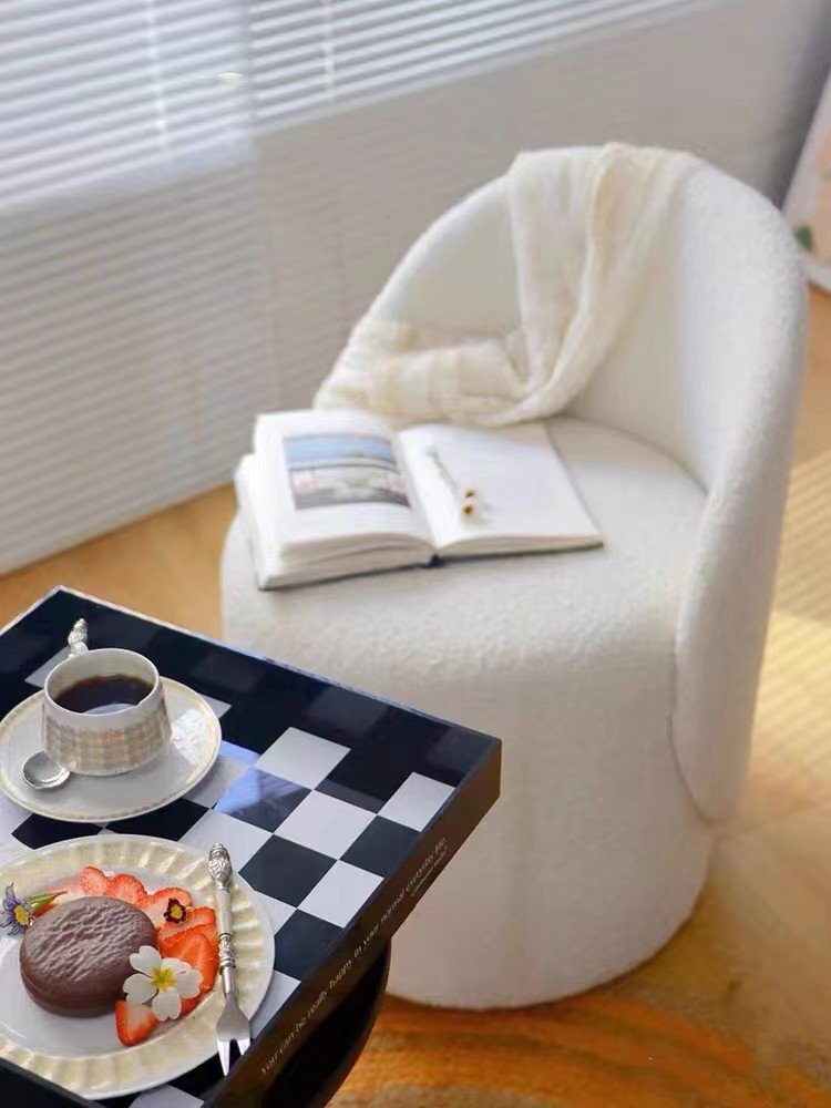 ins风现代简约客厅单人沙发椅,北欧轻奢单人椅沙发