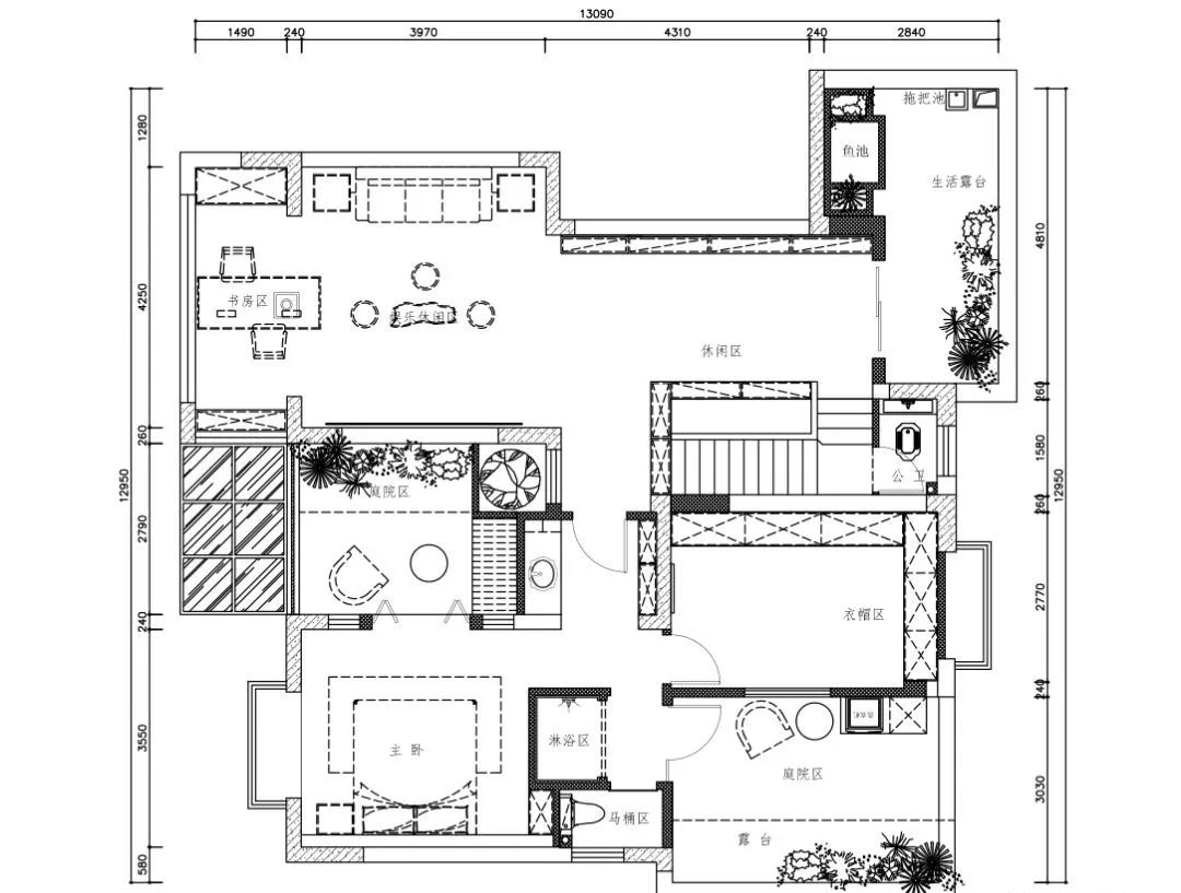 为父母买210㎡大房子,过滤不合理设计,一家六口的向往生活!