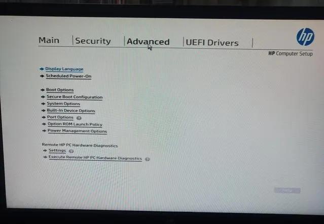 惠普工作站bios设置,惠普战66进入bios