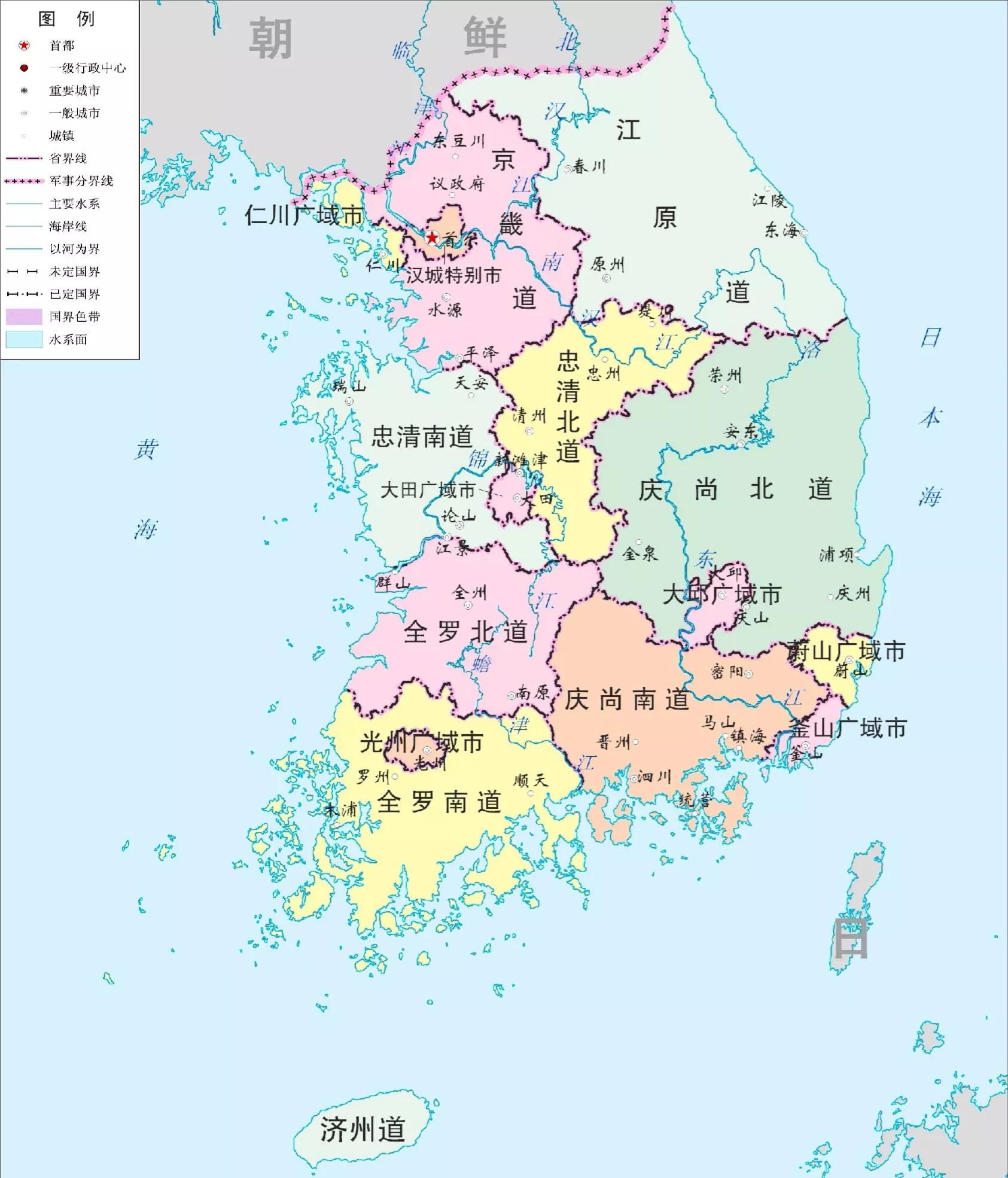 韩国地区城市,韩国是个什么样的国家