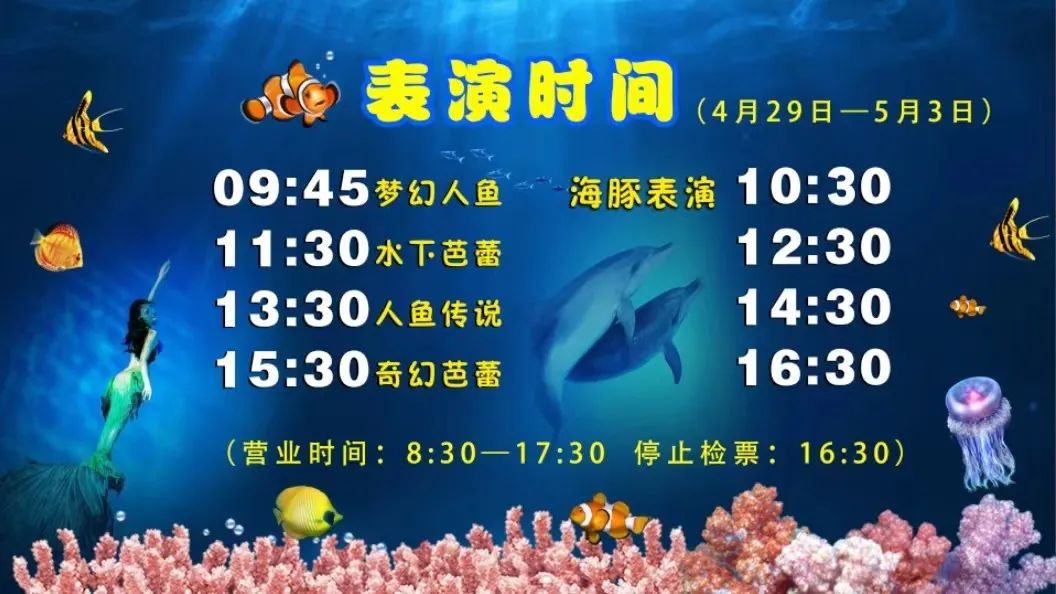 滨州海底世界5.1演出时间表,滨州海底世界39.9团购票