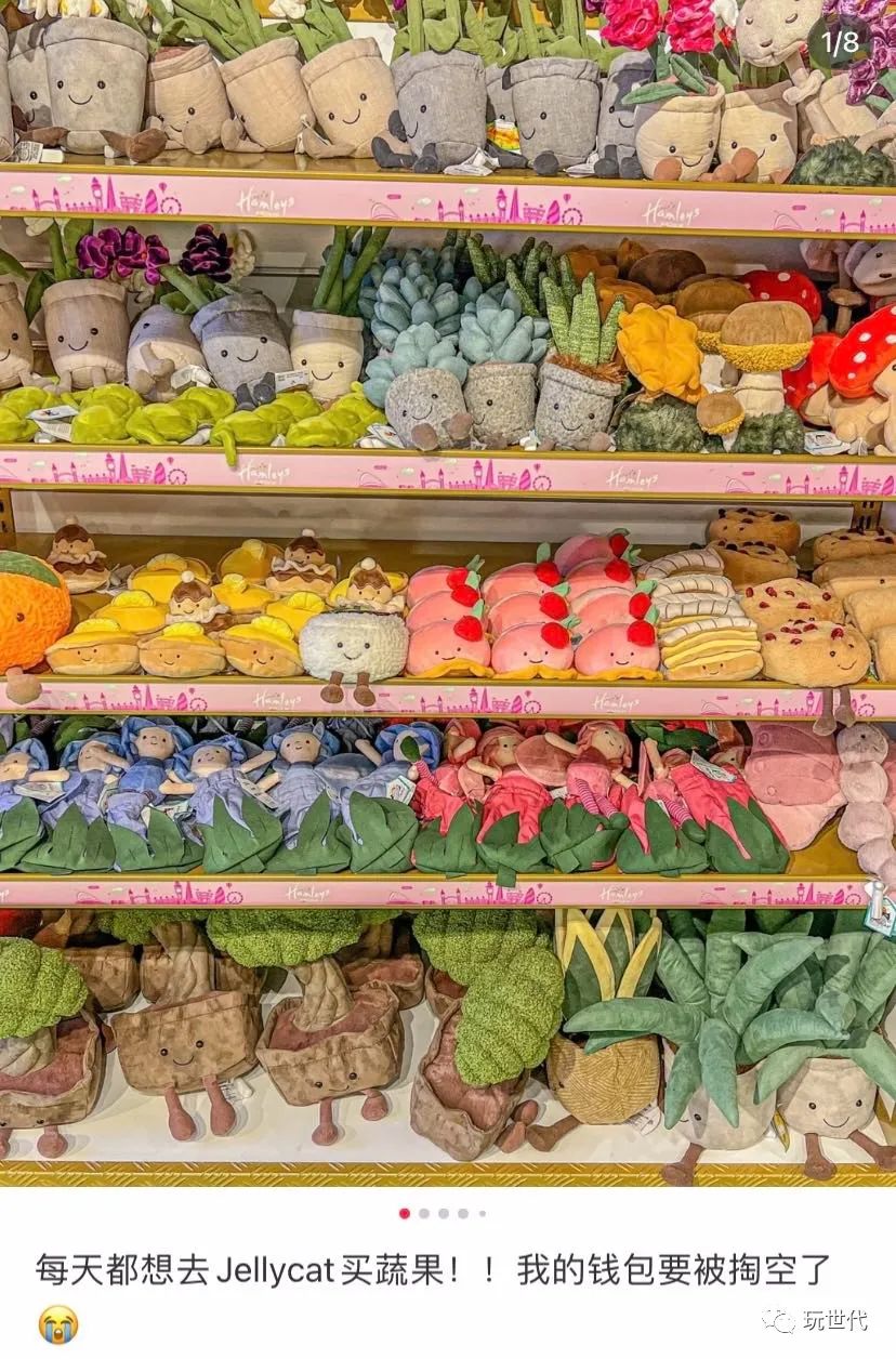 jellycat毛绒动物公仔超火,jellycat有哪些玩偶