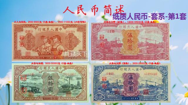 第1套人民币值多少钱,第1套整套人民币市场价值