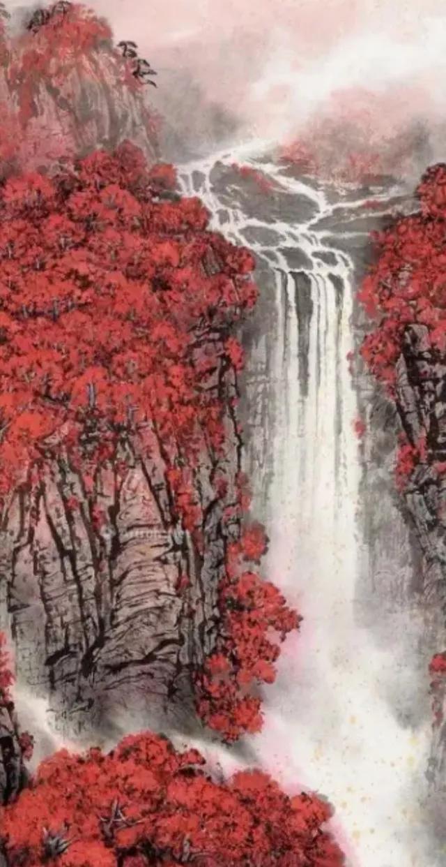 中国山水画名家作品欣赏书,清代山水画名家作品集一册