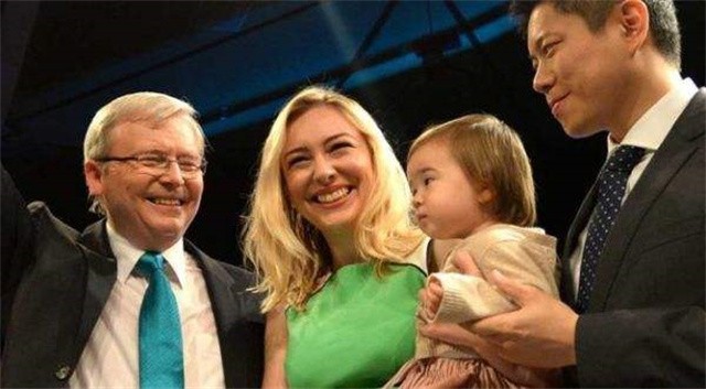 陆克文女儿在中国开店,陆克文的中国女婿