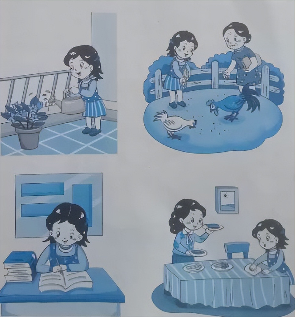 一二年级必考看图写话20篇,期末看图写话一年级