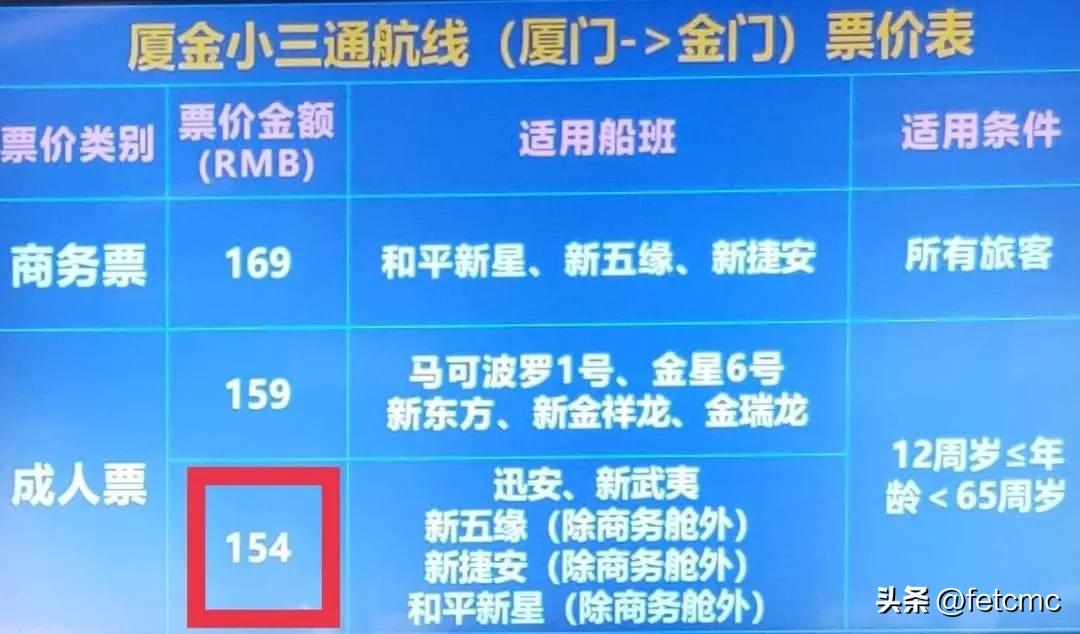 廈門北-五通碼頭搭公交車攻略福建金門兩岸小三通。