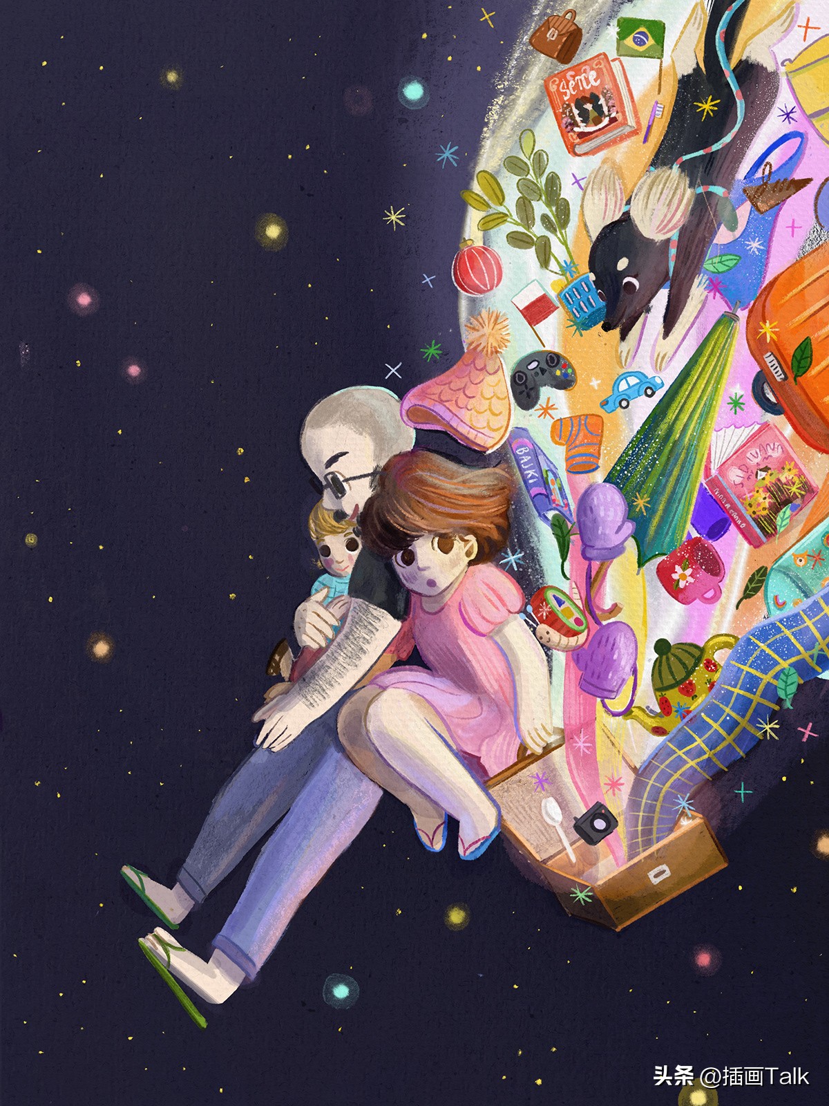 波兰插画师annarudak的所有画作,法国插画师插画作品