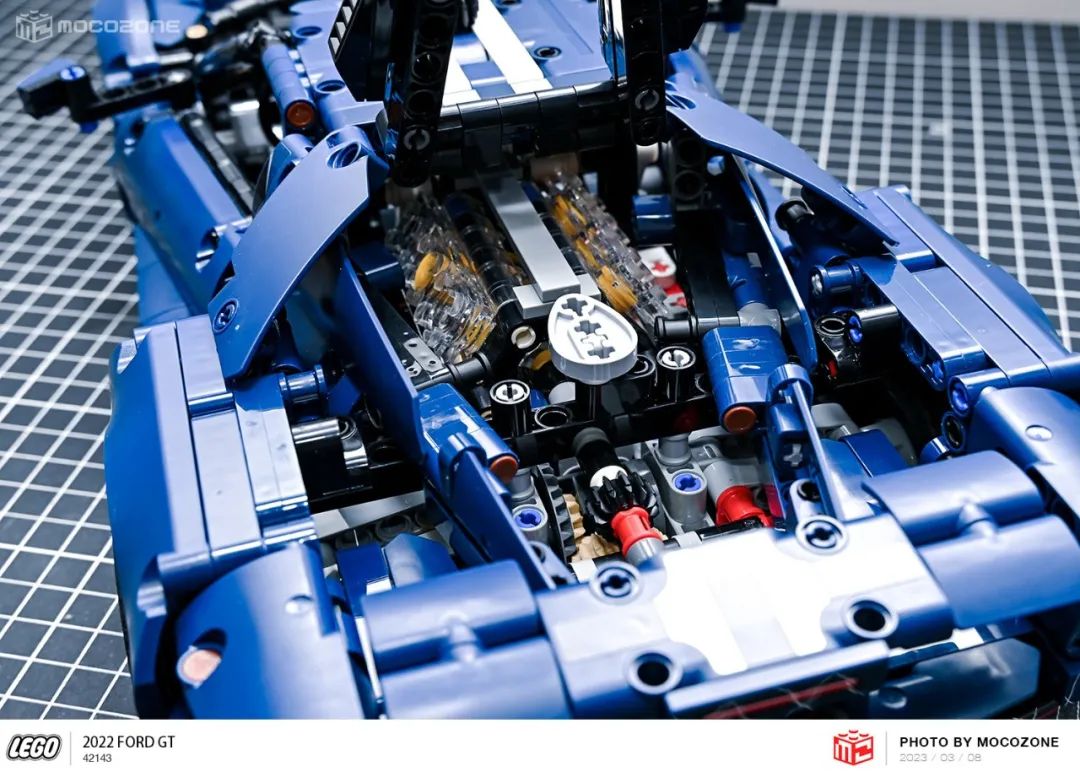 乐高积木福特gt跑车,福特gt2022