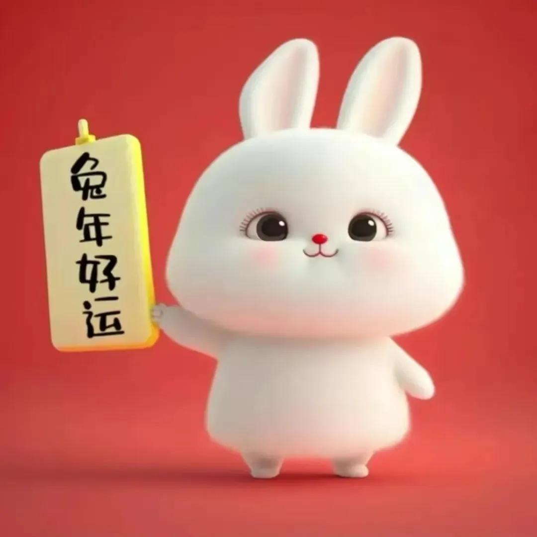 十二生肖兔子头像过年版,霸气兔子生肖头像