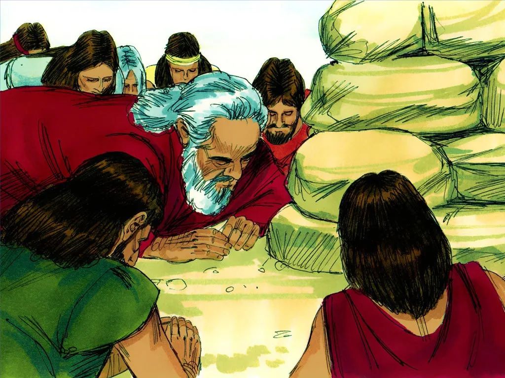 诺亚和方舟图片,诺亚一家造方舟